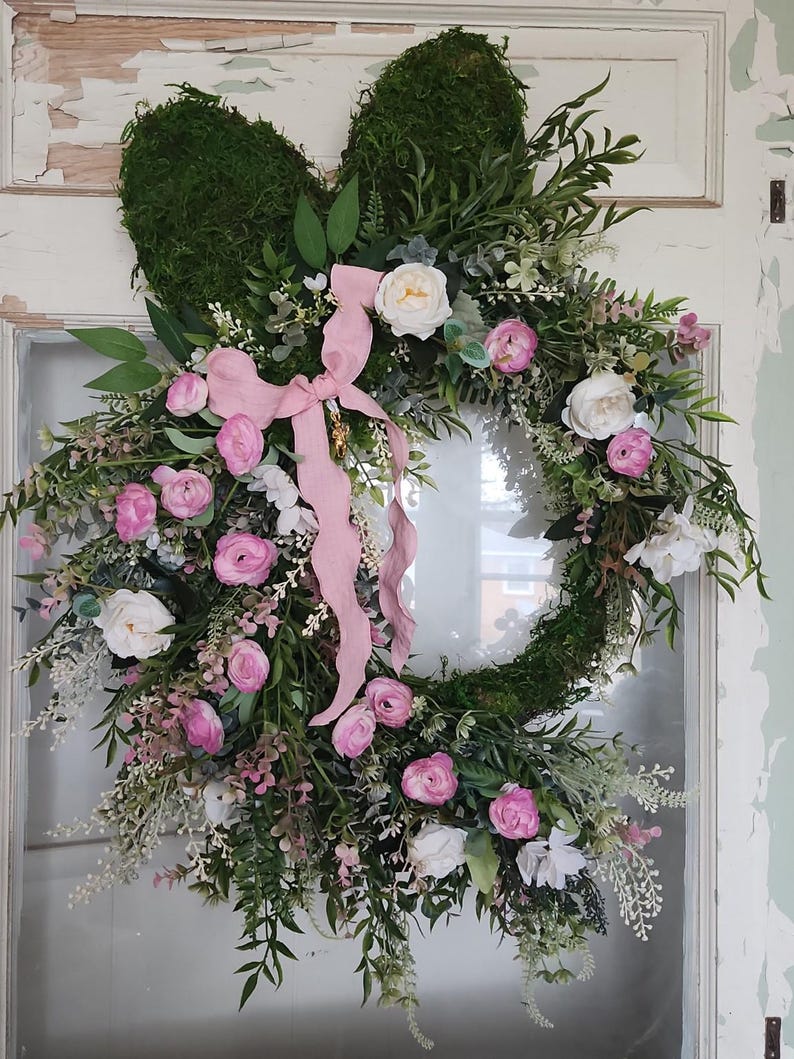 Easter bunny wreath