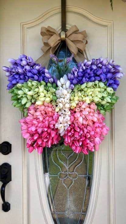 Butterfly wreath