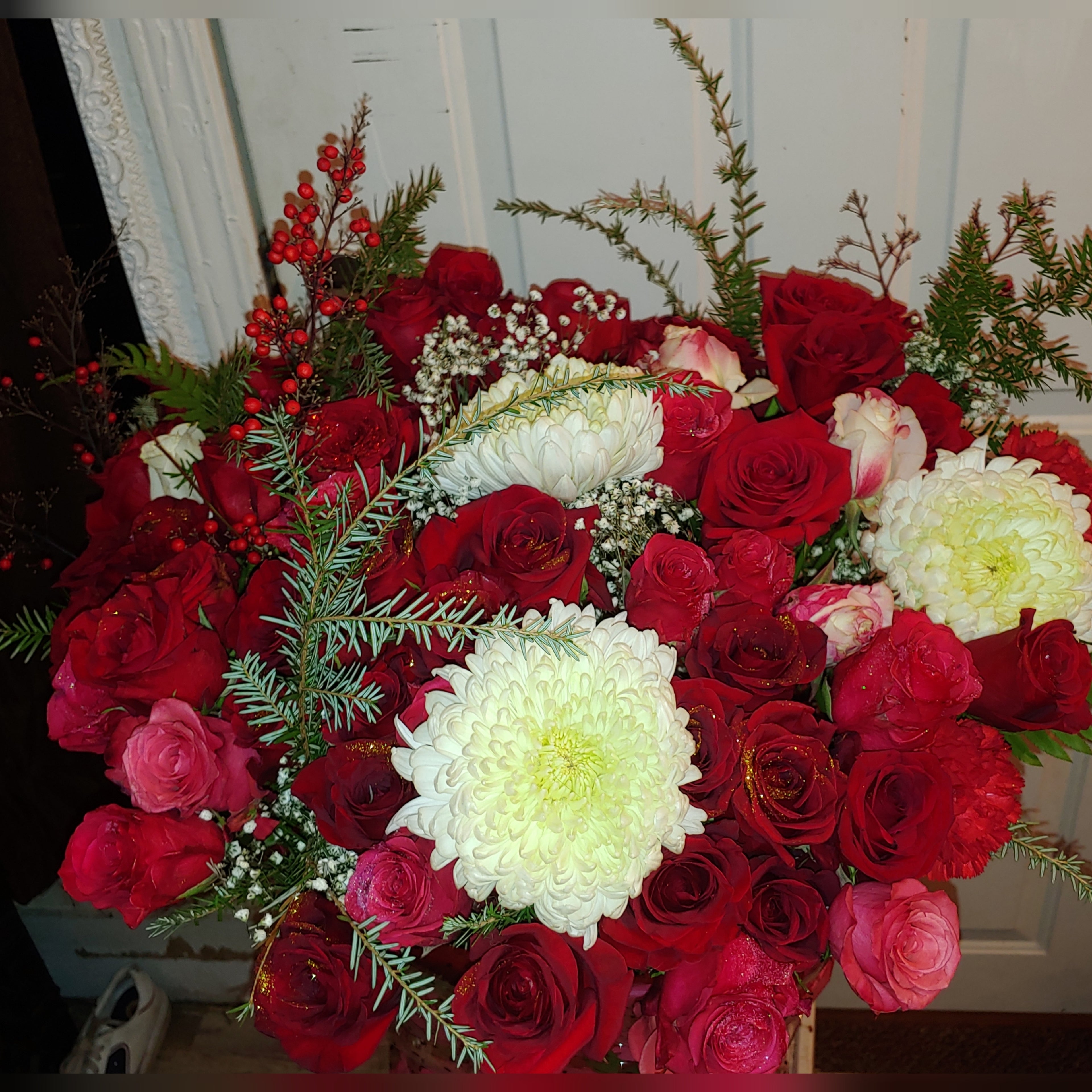 100 Rose Standing Spray