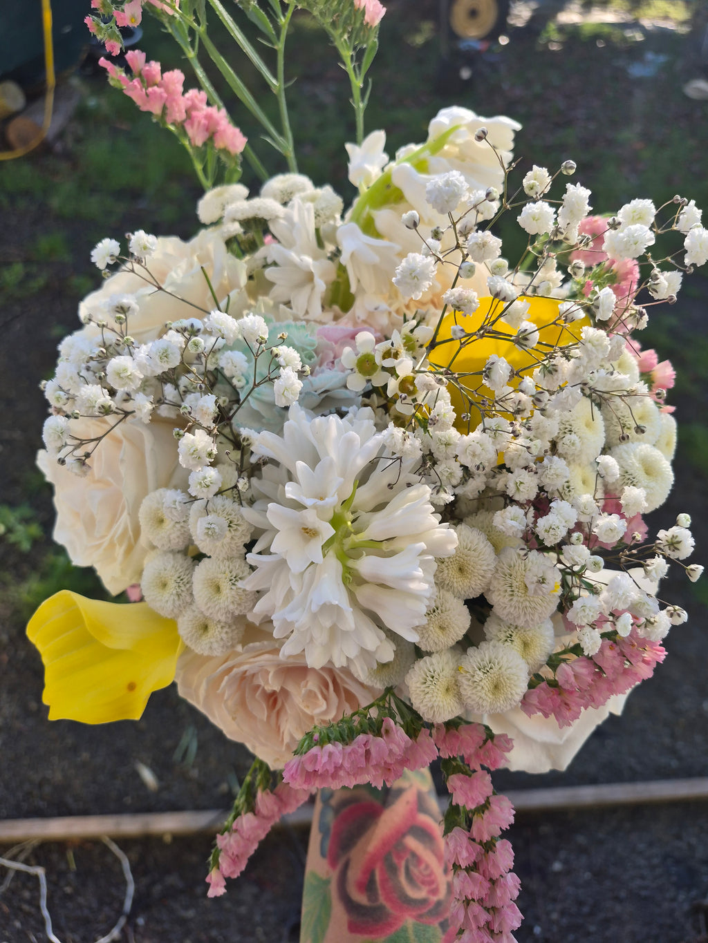 Vased bouquet